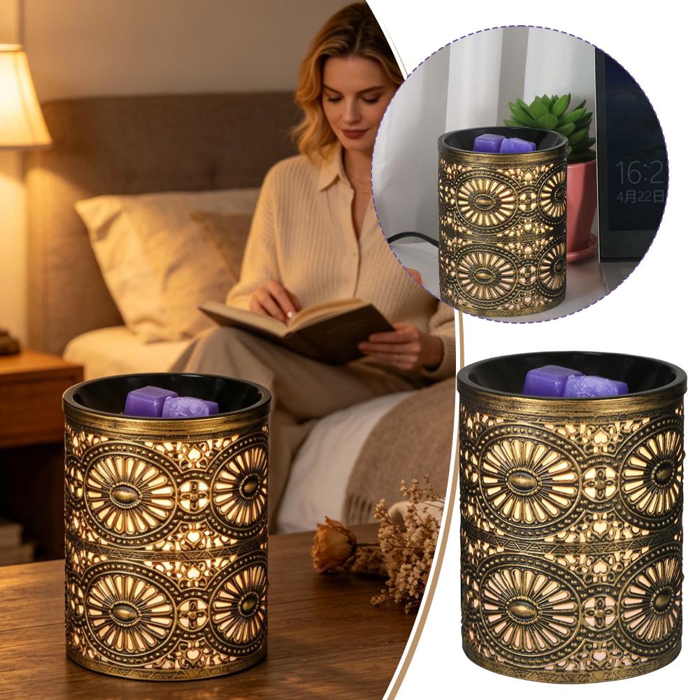 Home Lighting And Decor - New Fragrance Night Light Golden Geometric