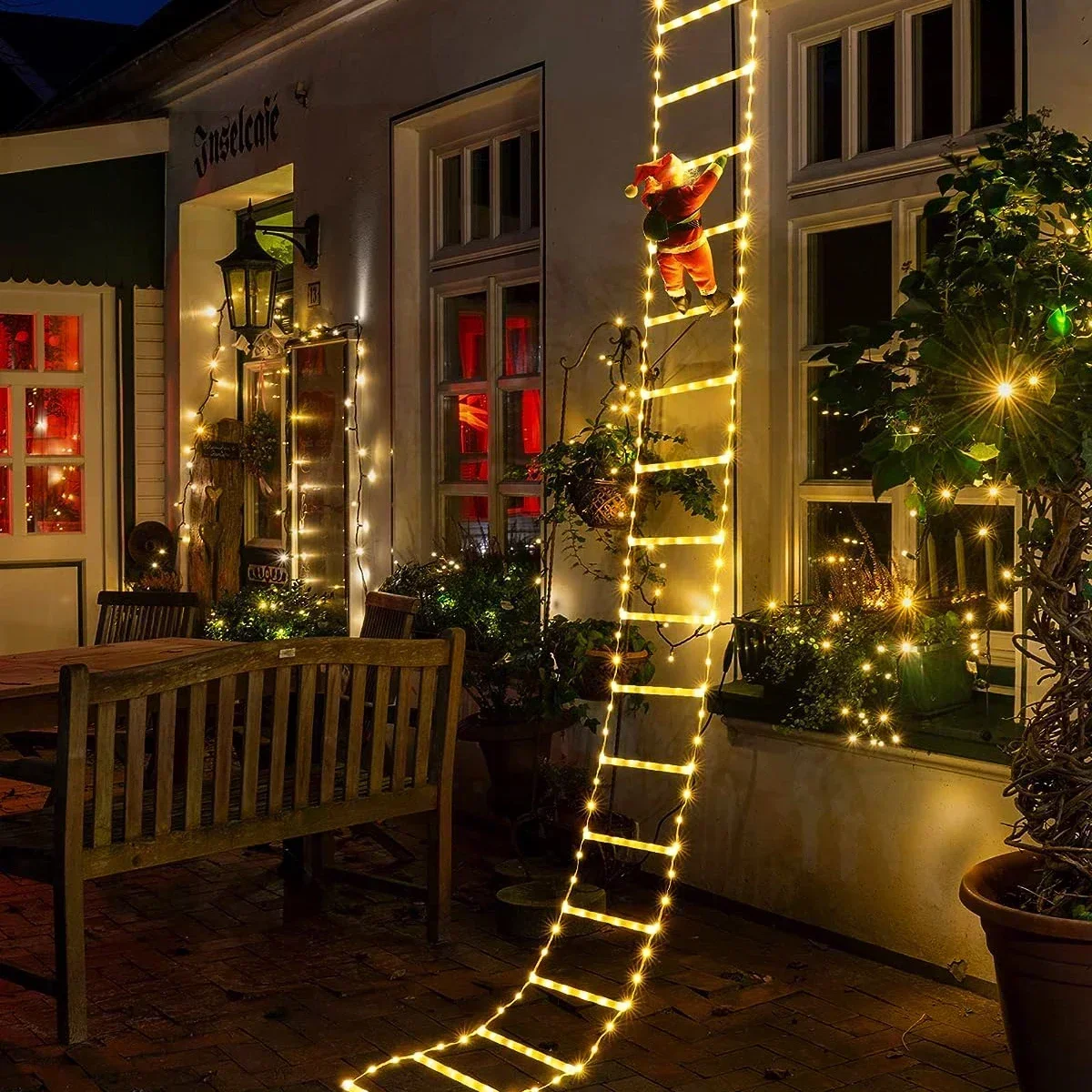 LED Ladder Light for Santa Cla - Home Decor Lighting Tree recension och pris