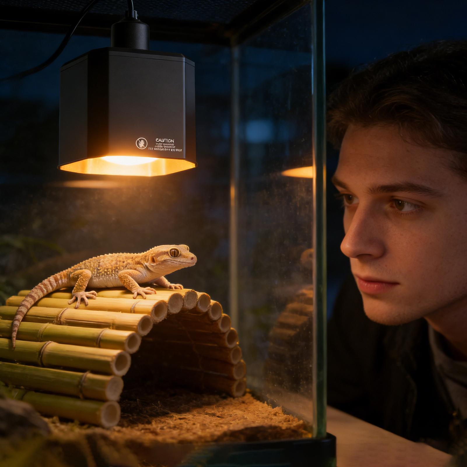 Reptile Heat Lamp Cover Reptil - Gecko Lighting & Decor recension och pris