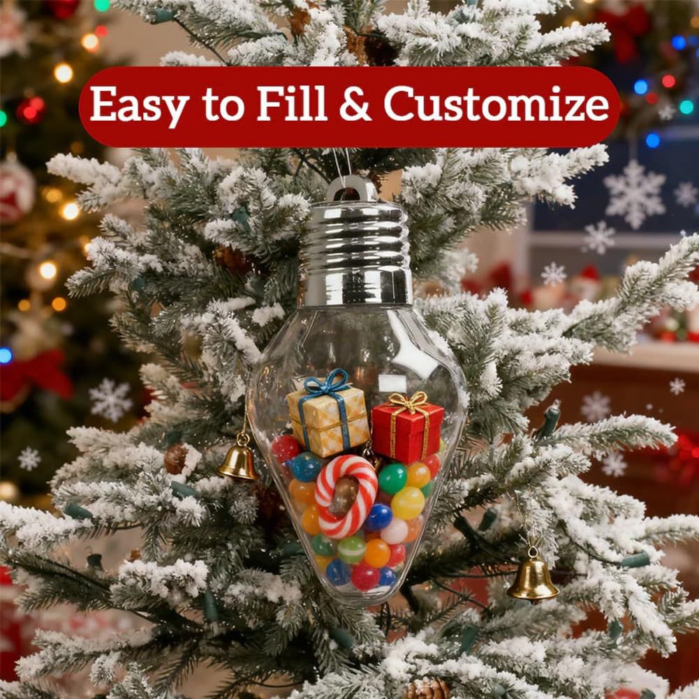 Christmas Bulb Gift Jar Christ - Home Decor Lighting Tree recension och pris