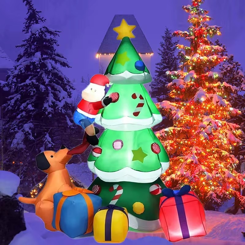 Christmas Tree Inflatable Mode - Lighting Tree Decor recension och pris