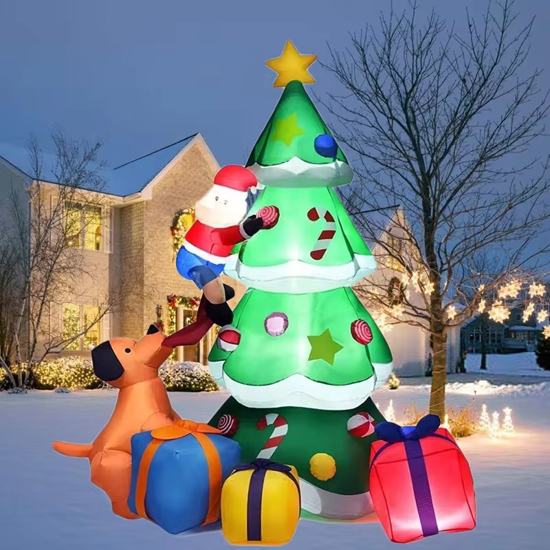 Christmas Tree Inflatable Mode - Lighting Tree Decor recension och pris
