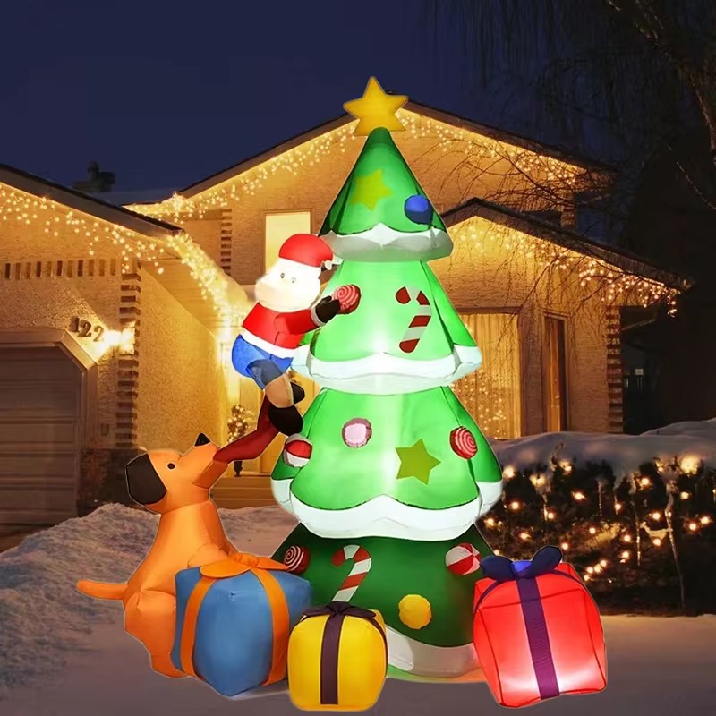 Christmas Tree Inflatable Mode - Lighting Tree Decor recension och pris
