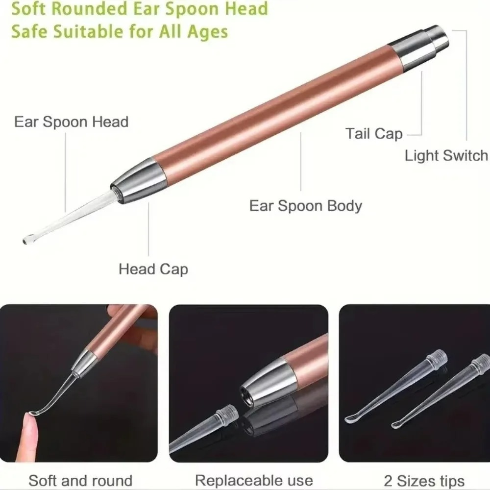Stainless Steel Luminous Ear S - Lighting Visual recension och pris