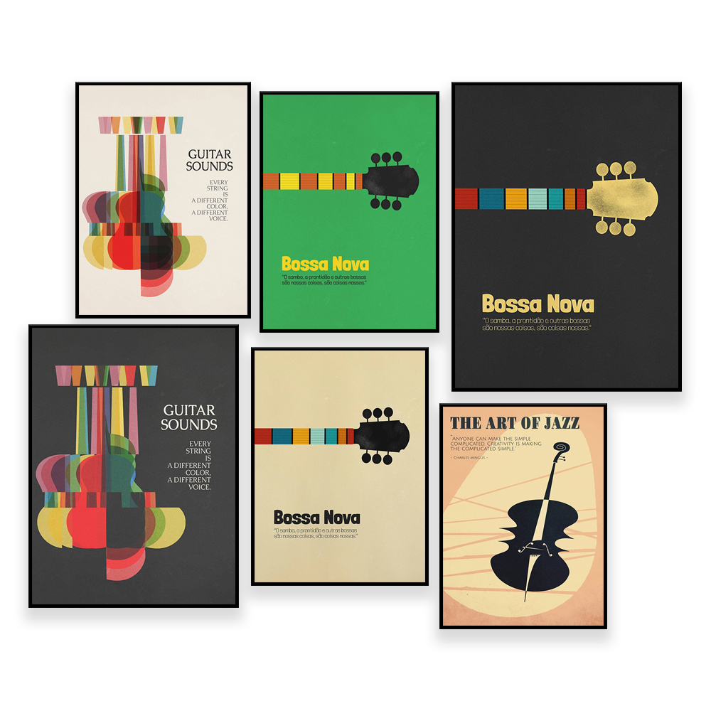 Bossa Nova Poster, Jazz Print, - Nova Decor & Lighting Julestjerne recension och pris