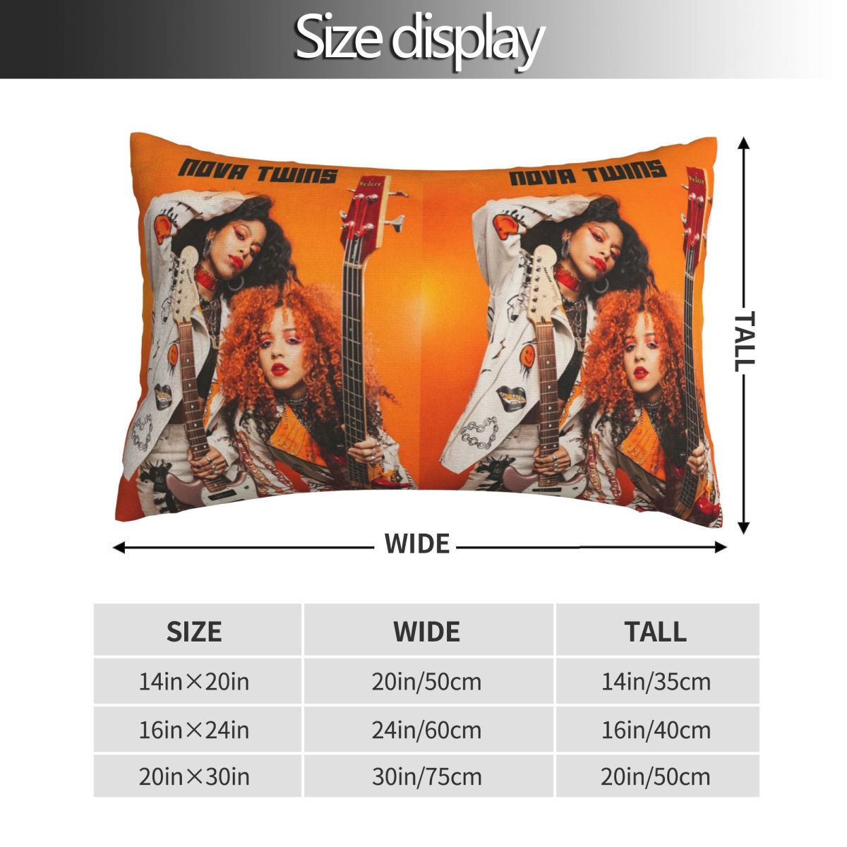 Nova Twins Rectangle Pillowcas - Nova Decor & Lighting Julestjerne recension och pris