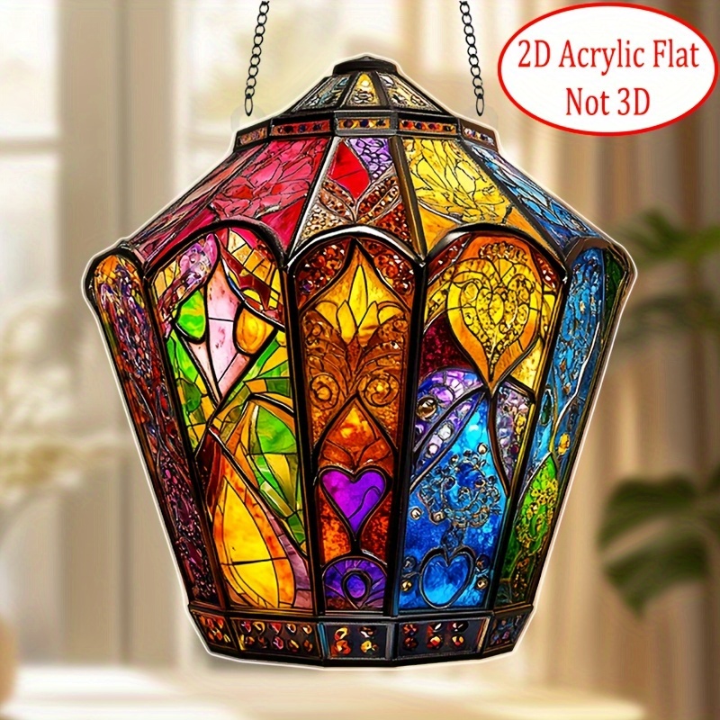 Bohemian-style Lantern 2D Acry - Unique Lighting Decor recension och pris