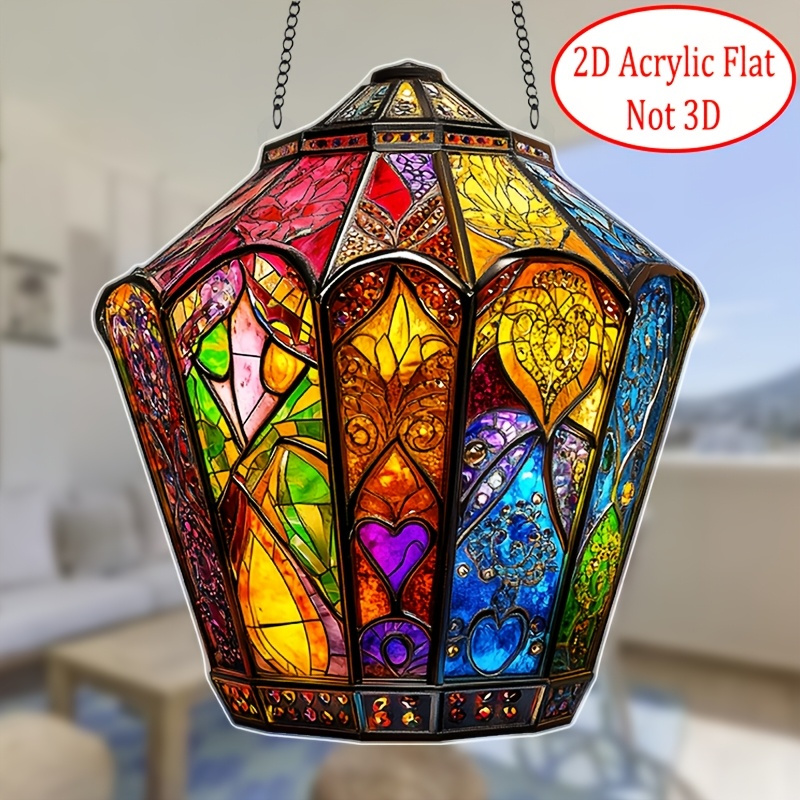 Bohemian-style Lantern 2D Acry - Unique Lighting Decor recension och pris